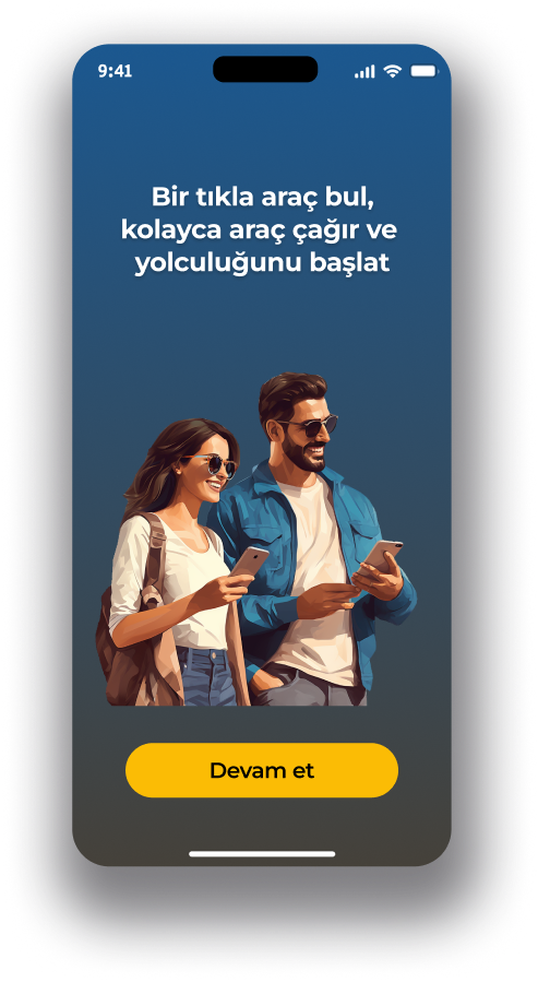 Transyol uygulaması ekran görüntüsü